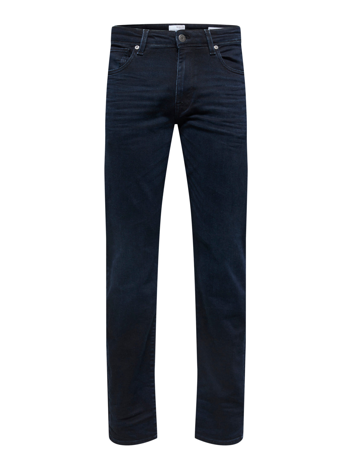 SLH196-STRAIGHTSCOTT Jeans - Blue Black Denim